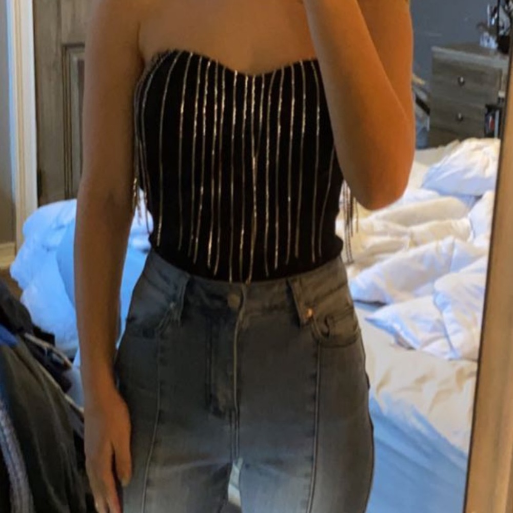 body suit tassels